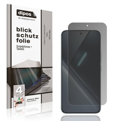 Blickschutzfolie für Poco X8 Pro Max matt Schutzfo (1)