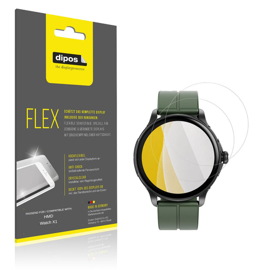 2x 3D Full Cover Schutzfolie für HMD Watch X1 (1)