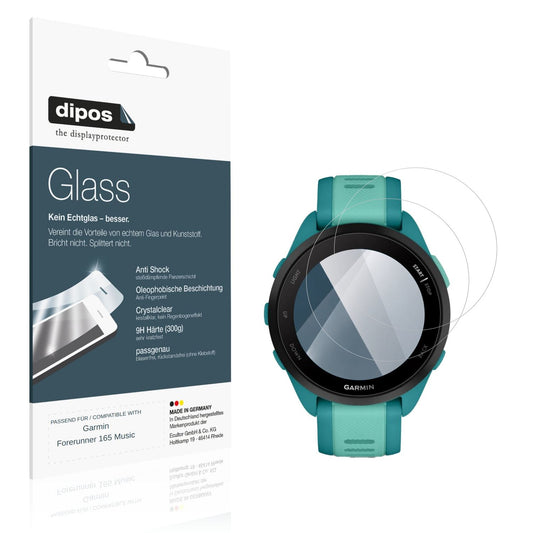 2x 9H Schutzfolie für Garmin Forerunner 165 Music  (1)