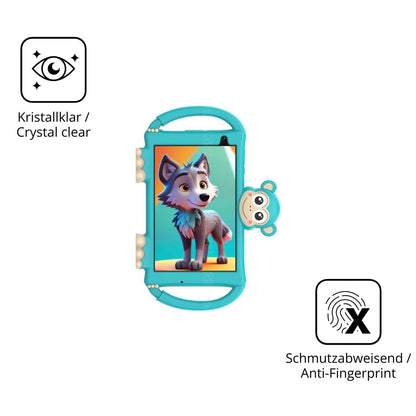 2x 9H Schutzfolie für Logicom Logikids Buddy Panze (5)