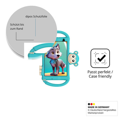 2x 9H Schutzfolie für Logicom Logikids Buddy Panze (6)