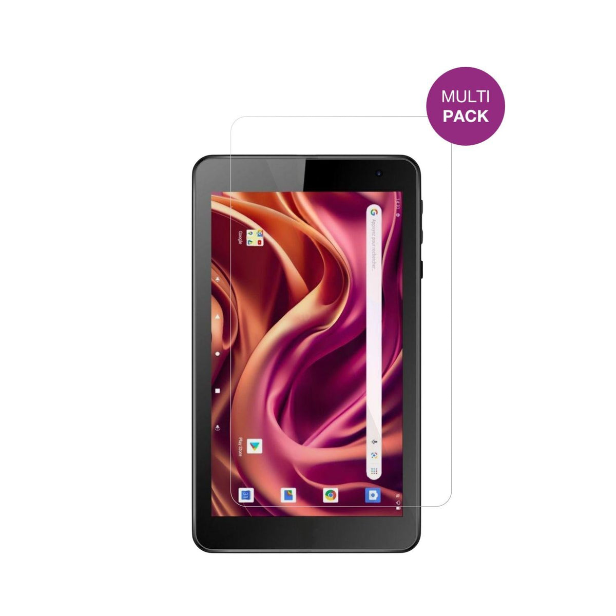 2x Schutzfolie klar für Logicom Tab 76 Display-Sch (2)