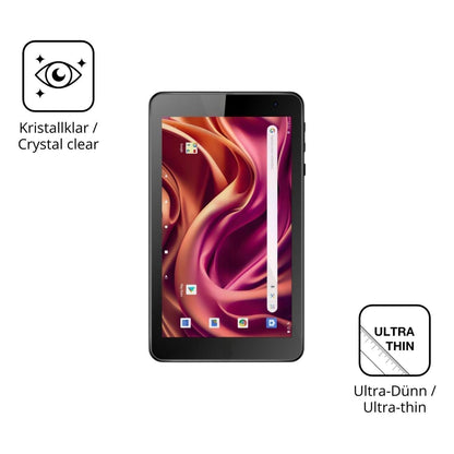 2x Schutzfolie klar für Logicom Tab 76 Display-Sch (5)