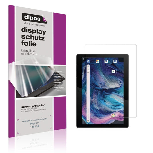 2x Schutzfolie klar für Logicom Tab 130 Display-Sc (1)