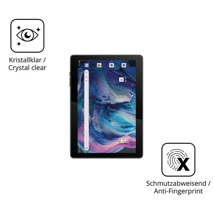 2x 9H Schutzfolie für Logicom Tab 130 Panzerfolie (5)