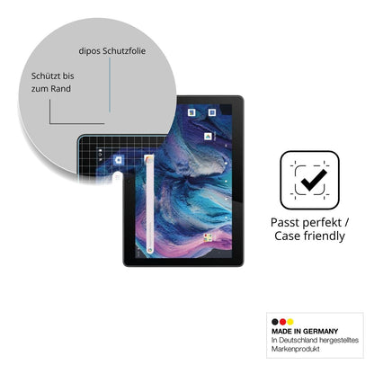 2x 9H Schutzfolie für Logicom Tab 130 Panzerfolie (6)