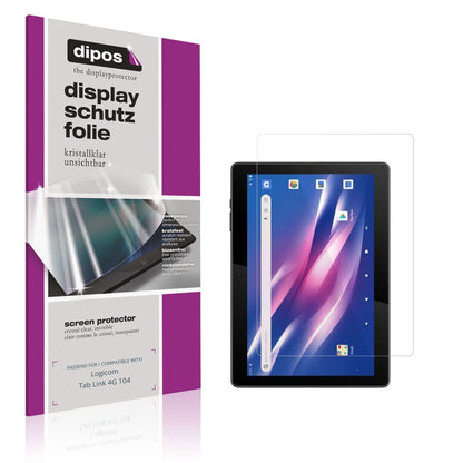 2x Schutzfolie klar für Logicom Tab Link 4G 104 Di (1)