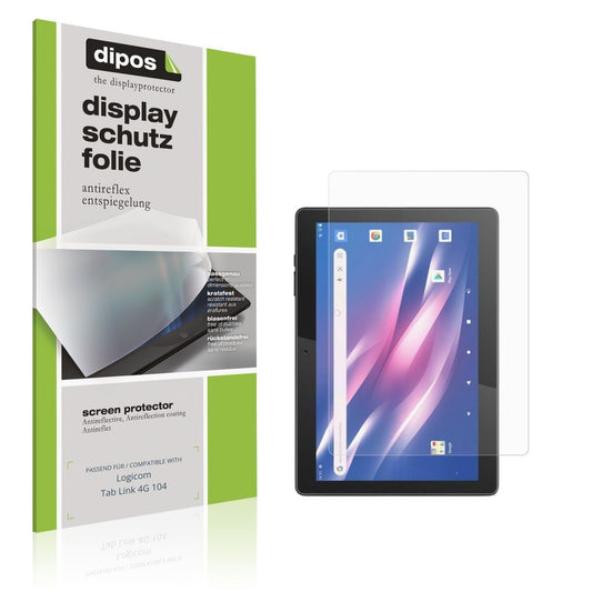 2x Schutzfolie matt für Logicom Tab Link 4G 104 Di (1)