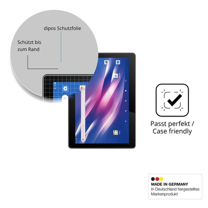 2x 9H Schutzfolie für Logicom Tab Link 4G 104 Panz (6)