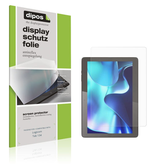 2x Schutzfolie matt für Logicom Tab 134 Display-Sc (1)