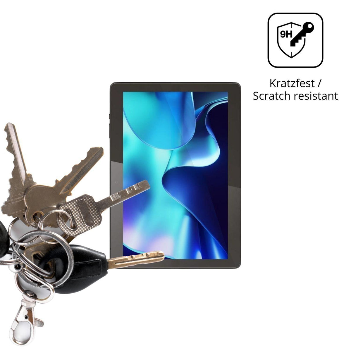 2x 9H Schutzfolie für Logicom Tab 134 Panzerfolie (3)