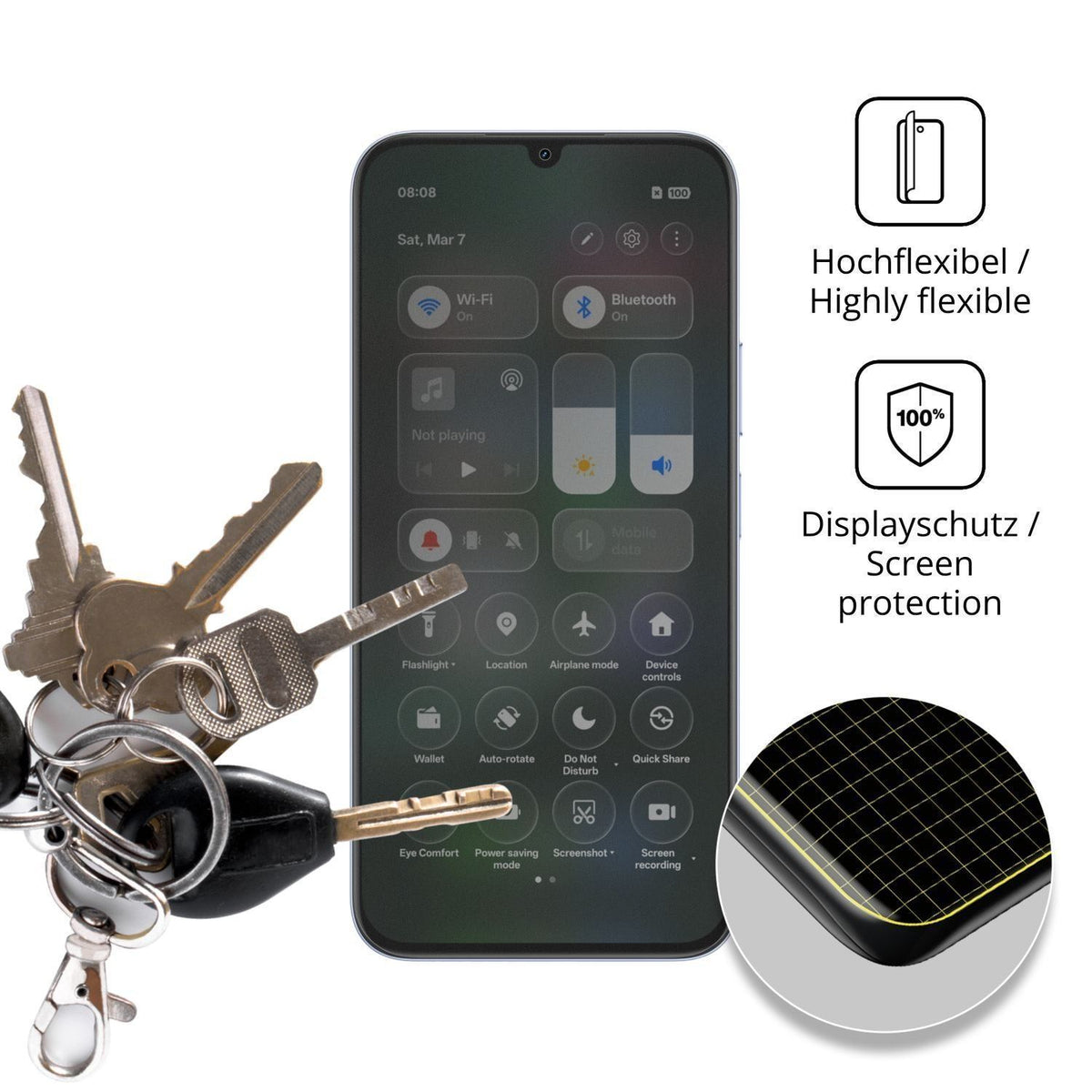 Full Cover Privacy Blickschutzfolie für Realme C83 (3)