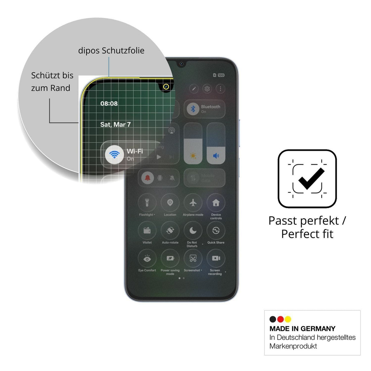 Full Cover Privacy Blickschutzfolie für Realme C83 (4)