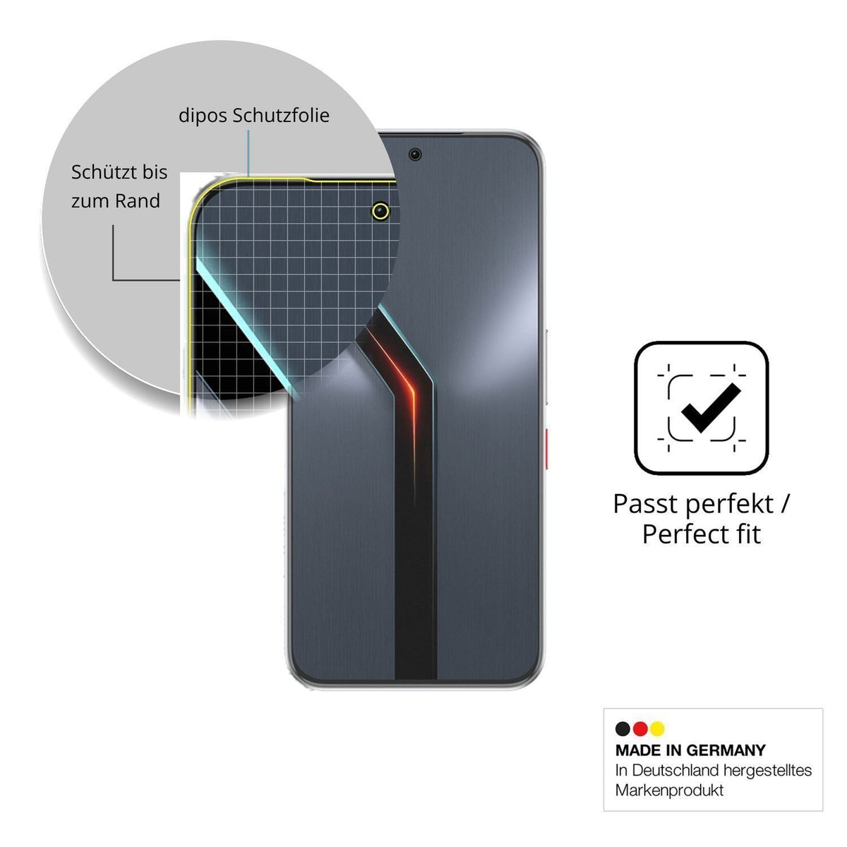 2x Full Cover Schutzfolie matt für Nubia Neo 5 GT (6)