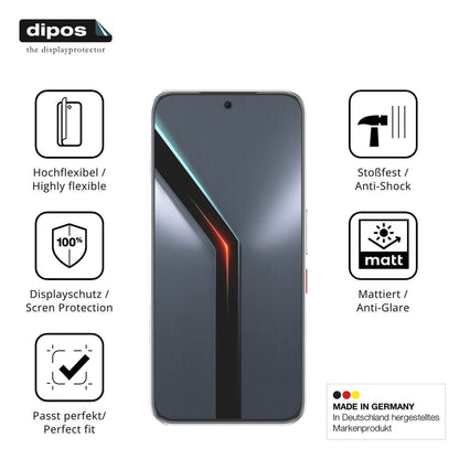2x Full Cover Schutzfolie matt für Nubia Neo 5 GT (7)
