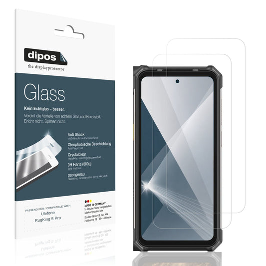 2x 9H Schutzfolie für Ulefone RugKing 5 Pro Panzer (1)