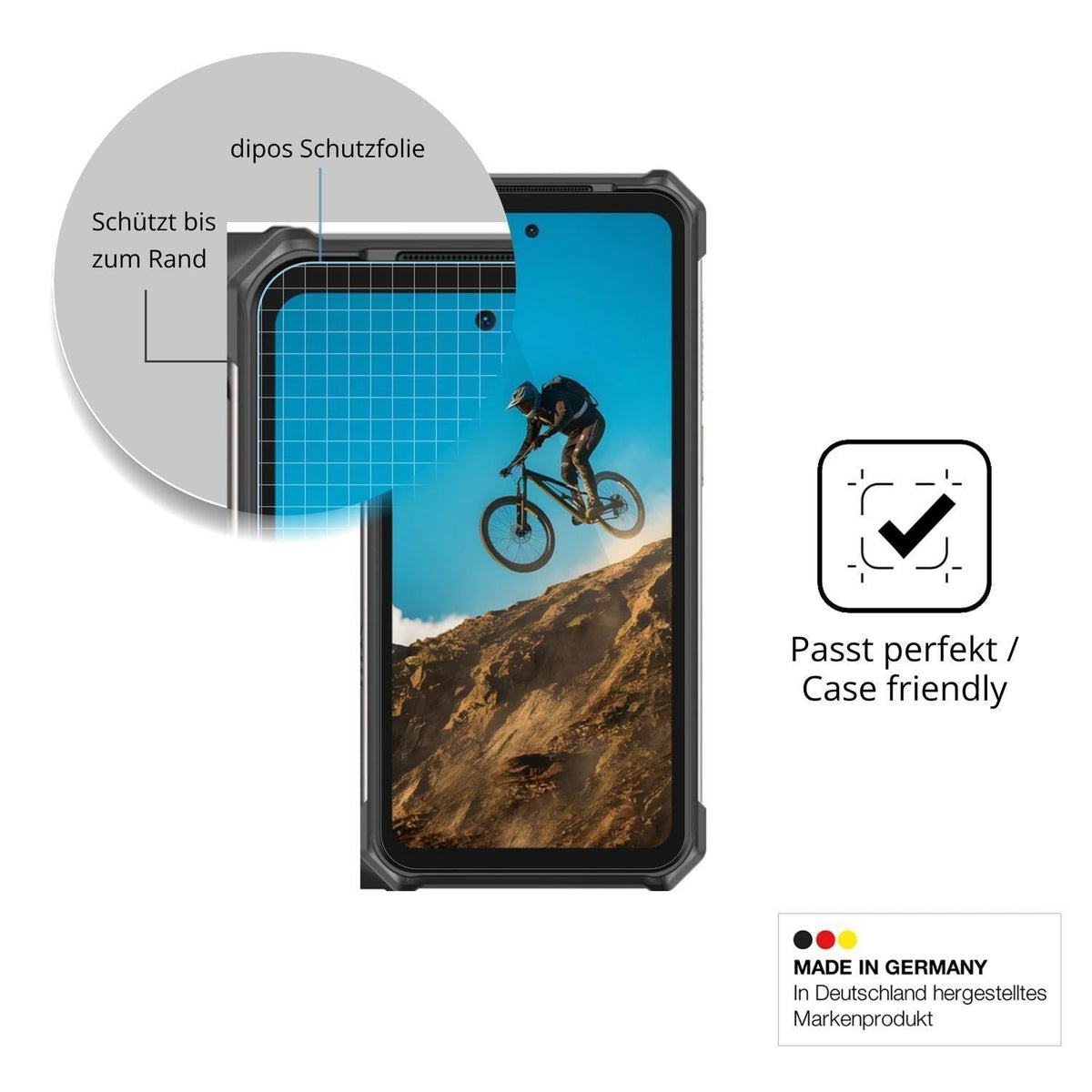 2x 9H Schutzfolie für Ulefone RugKing 5 Pro Panzer (6)