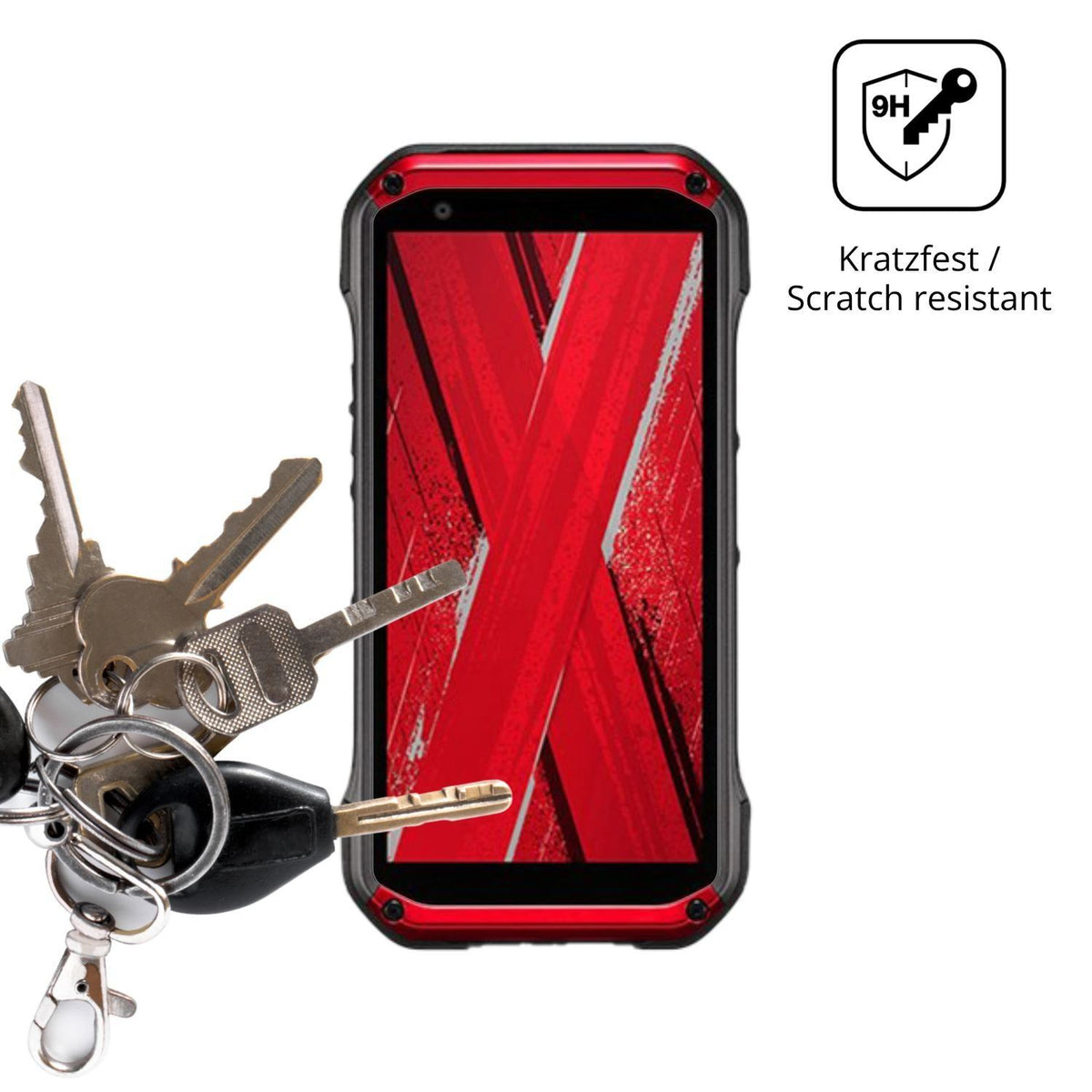 2x 9H Schutzfolie für Kyocera Torque G07 Panzerfol (3)