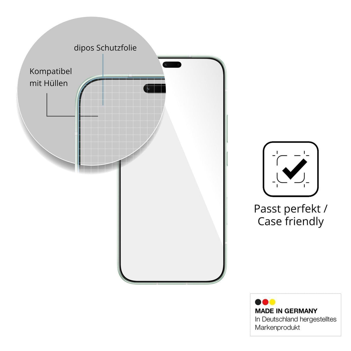 4x Schutzfolie klar für Honor 600 Lite Display-Sch (6)