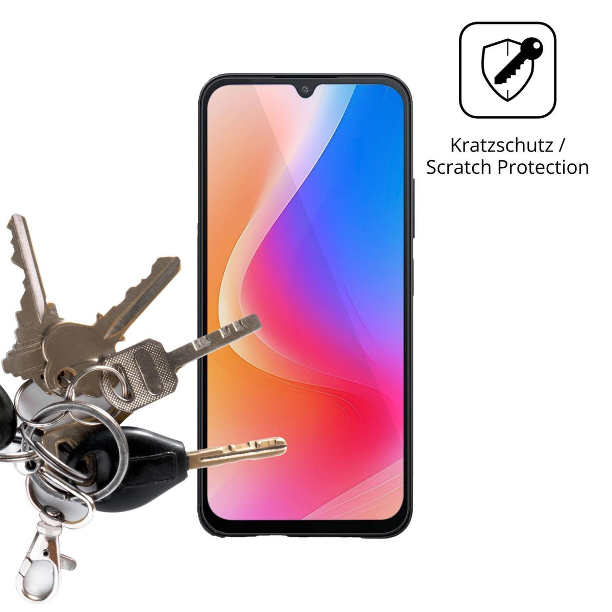 4x Schutzfolie klar für Redmi A7 Pro 4G Display-Sc (4)