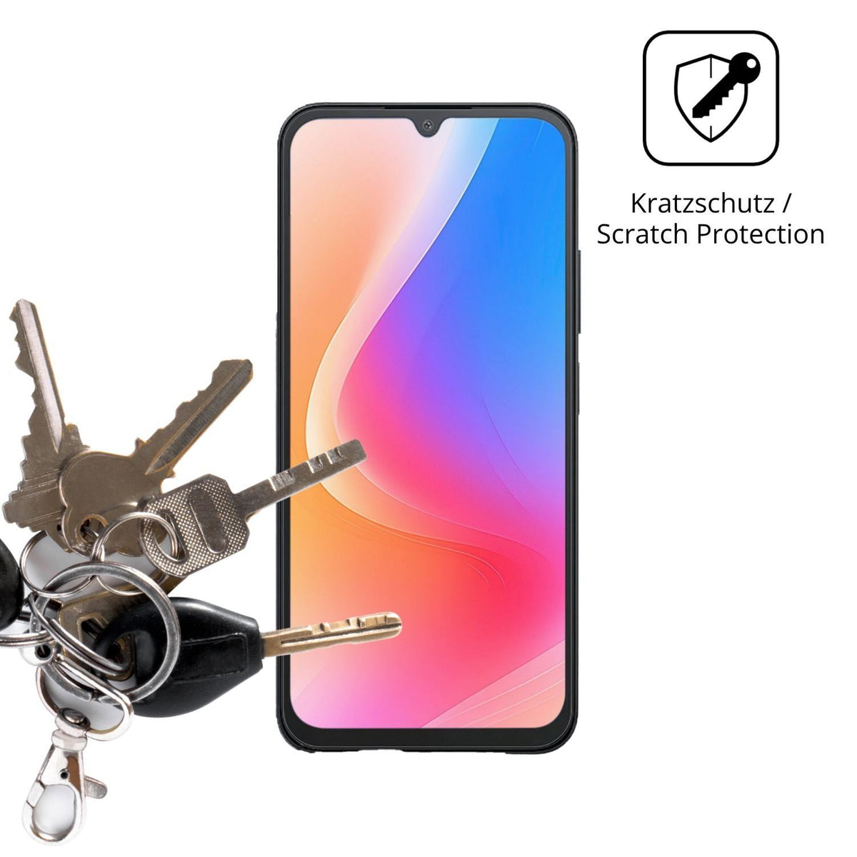 4x Schutzfolie matt für Redmi A7 Pro 4G Display-Sc (4)