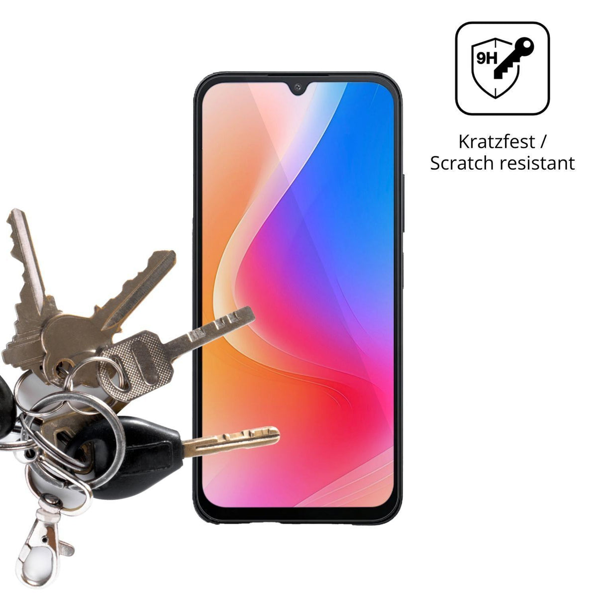 2x 9H Schutzfolie für Redmi A7 Pro 4G Panzerfolie (3)