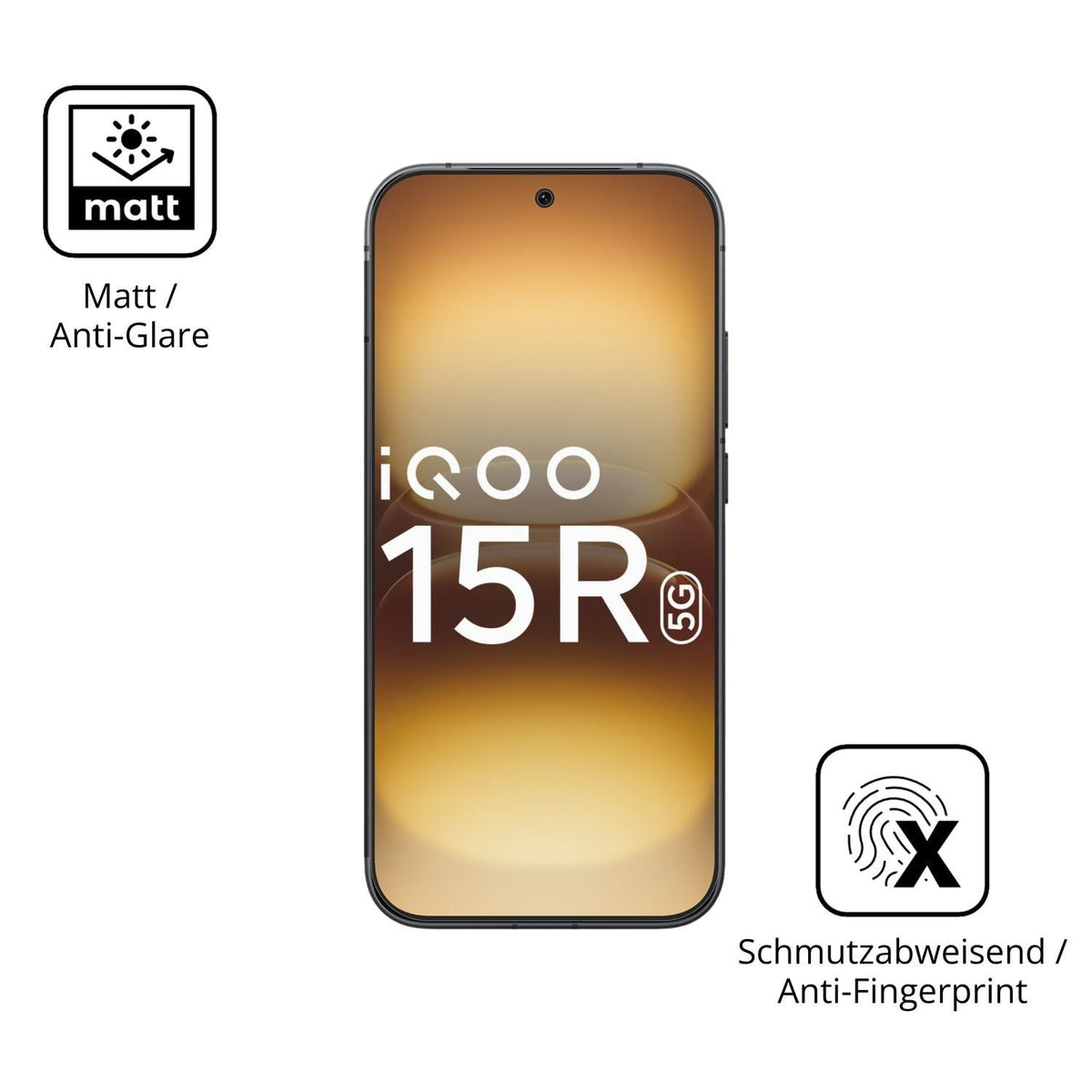 4x Schutzfolie matt für Vivo iQOO 15R Display-Schu (5)