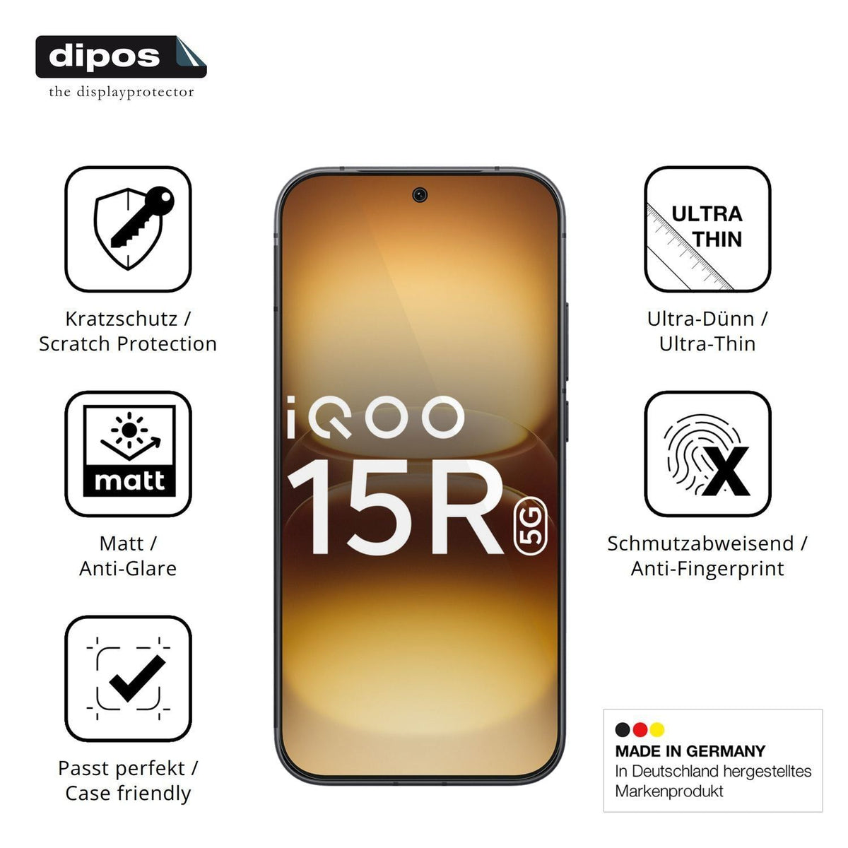 4x Schutzfolie matt für Vivo iQOO 15R Display-Schu (7)