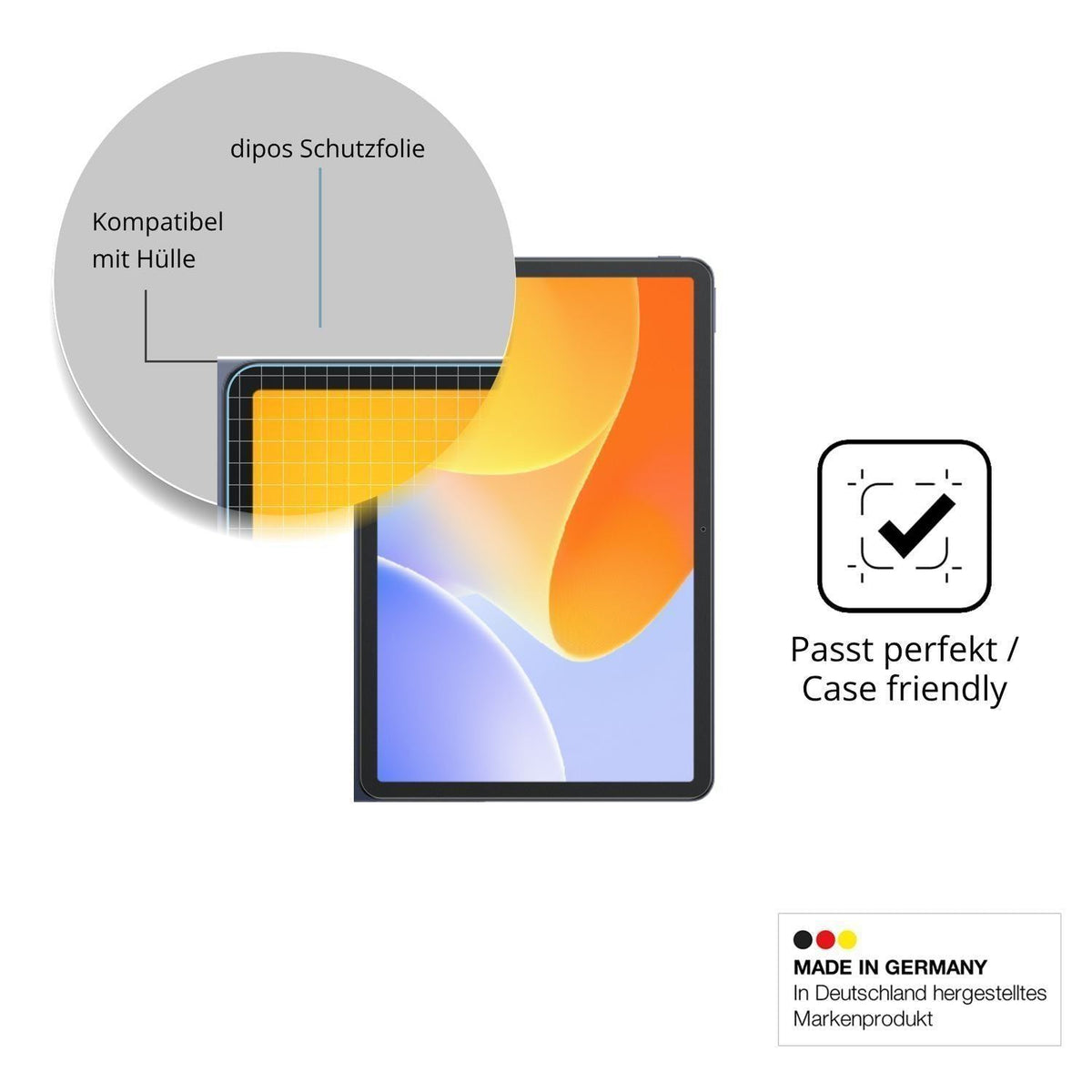 2x Schutzfolie matt für Infinix XPad 30E Display-S (6)