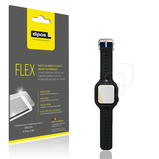 2x 3D Full Cover Schutzfolie für VELTIX X Pro 1.69 (1)