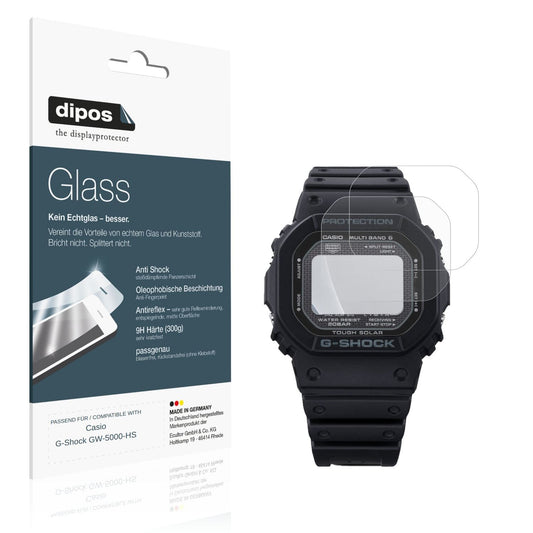 2x 9H Schutzfolie matt für Casio G-Shock GW-5000-H (1)