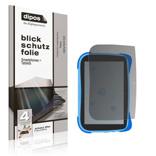 Blickschutzfolie für Kiano Alpha Kid 8 Zoll matt S (1)