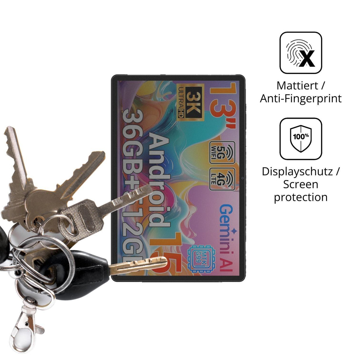 Blickschutzfolie für Maxlegen M31 13 Zoll matt Sch (3)