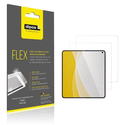 2x 3D Full Cover Schutzfolie für Oppo Find N6 (1)