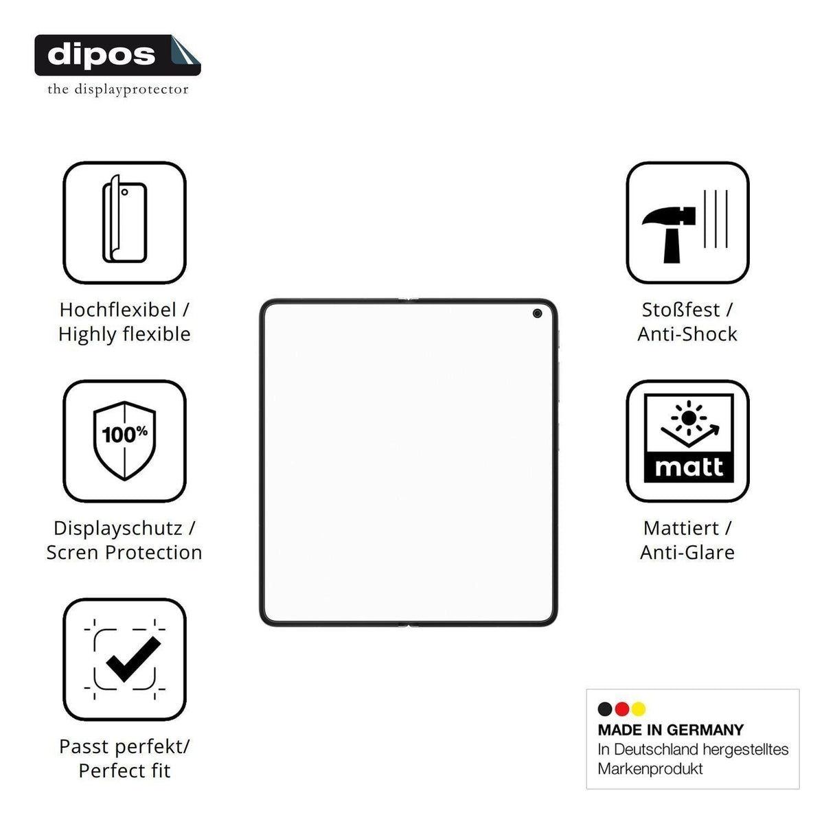 2x Full Cover Schutzfolie matt für Oppo Find N6 (7)
