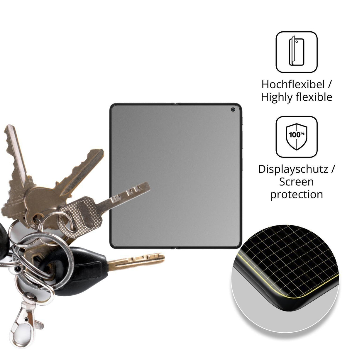 Full Cover Privacy Blickschutzfolie für Oppo Find  (3)