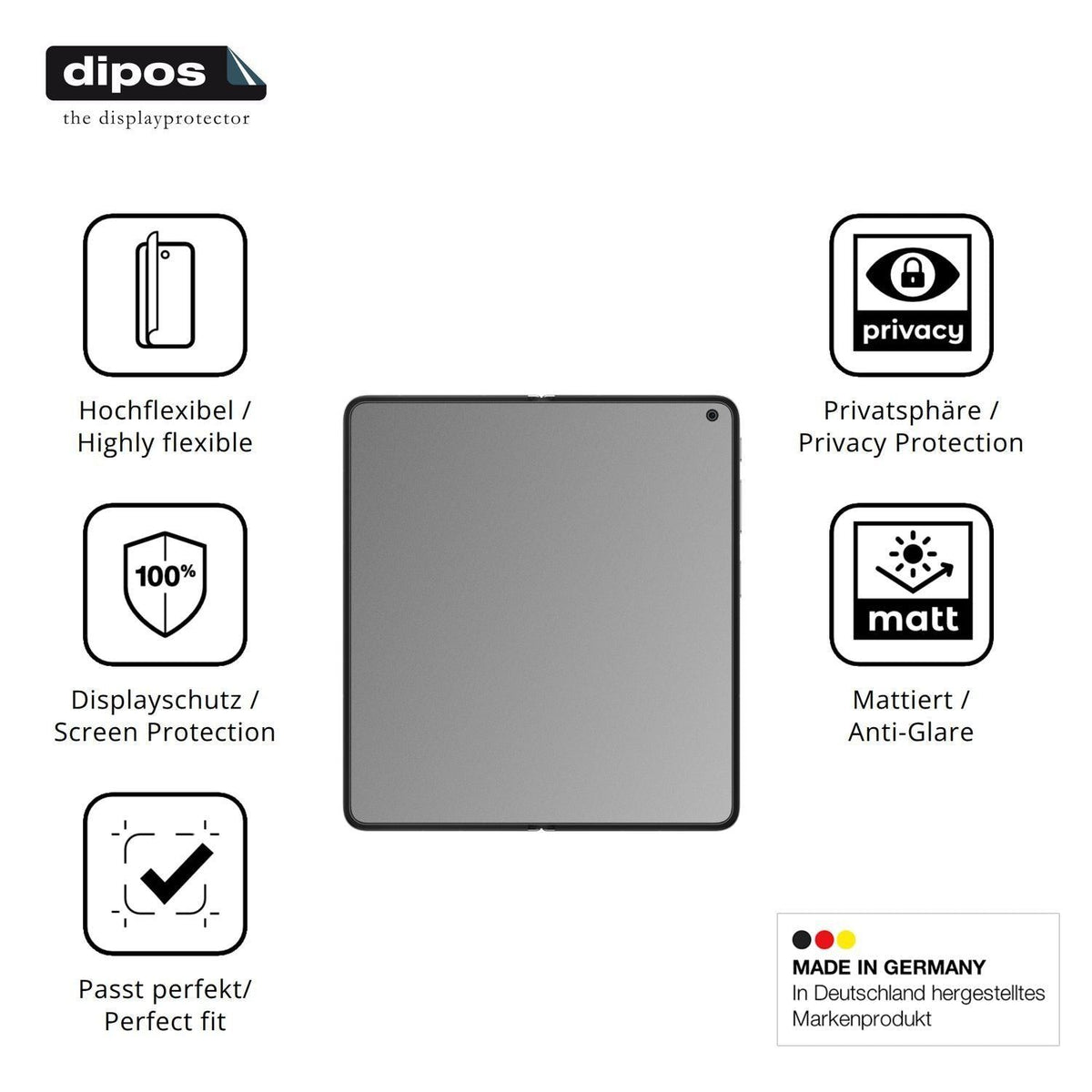 Full Cover Privacy Blickschutzfolie für Oppo Find  (5)