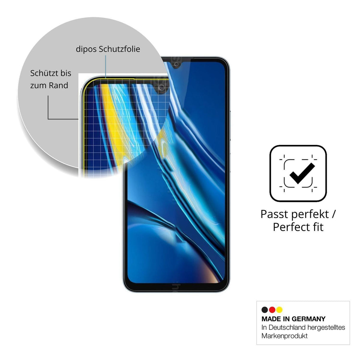 2x 3D Full Cover Schutzfolie für Fossibot S5 Pro (6)