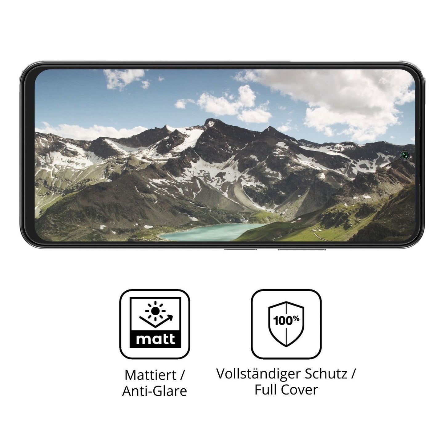 2x Full Cover Schutzfolie matt für Lava Play Max (5)