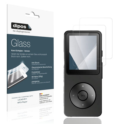 2x 9H Schutzfolie für LICAEVEY MP3-Player Panzerfo (1)