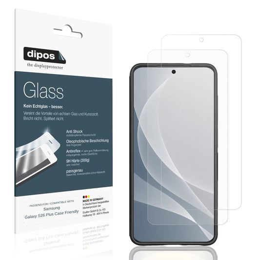 2x 9H Schutzfolie matt für Samsung Galaxy S26 Plus (1)