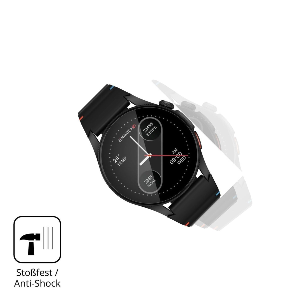 2x 9H Schutzfolie für Zenwatch Zenara Panzerfolie (4)