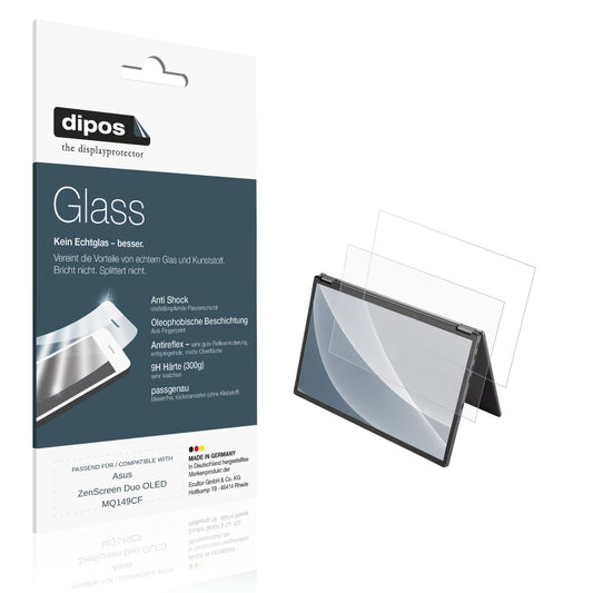 2x 9H Schutzfolie matt für Asus ZenScreen Duo OLED (1)
