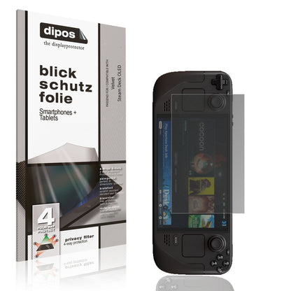 Blickschutzfolie für Velvet Steam Deck OLED matt S (1)