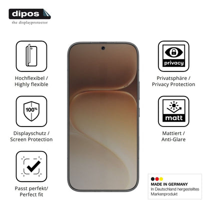Full Cover Privacy Blickschutzfolie für Honor 600 (5)