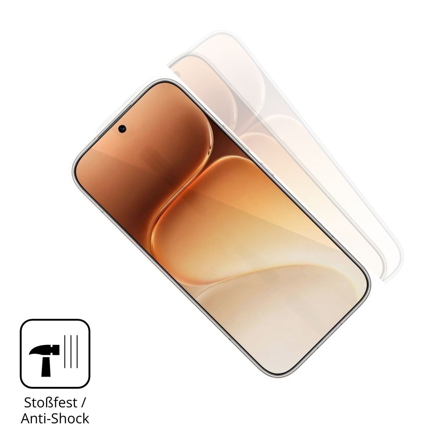 2x 3D Full Cover Schutzfolie für Honor 600 Pro (4)