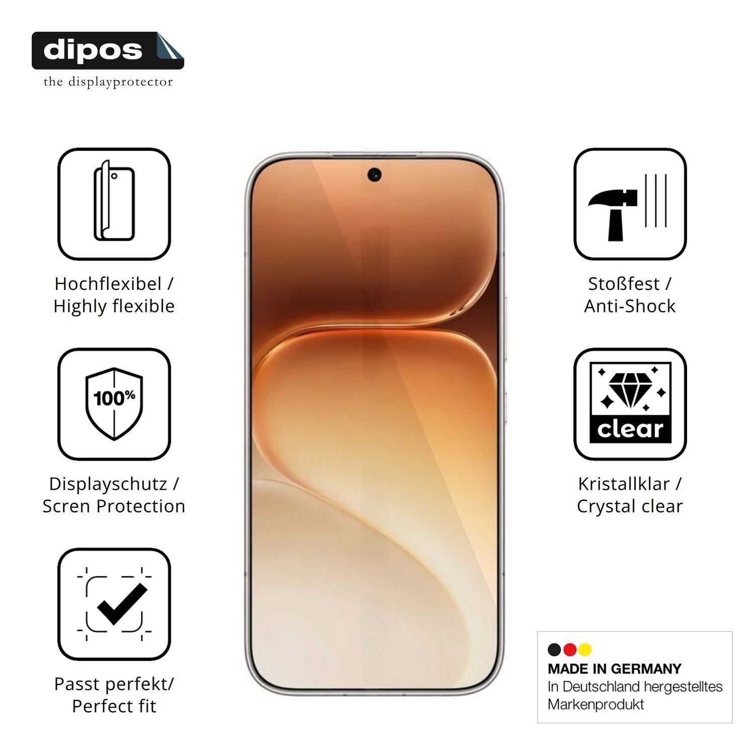 2x 3D Full Cover Schutzfolie für Honor 600 Pro (7)