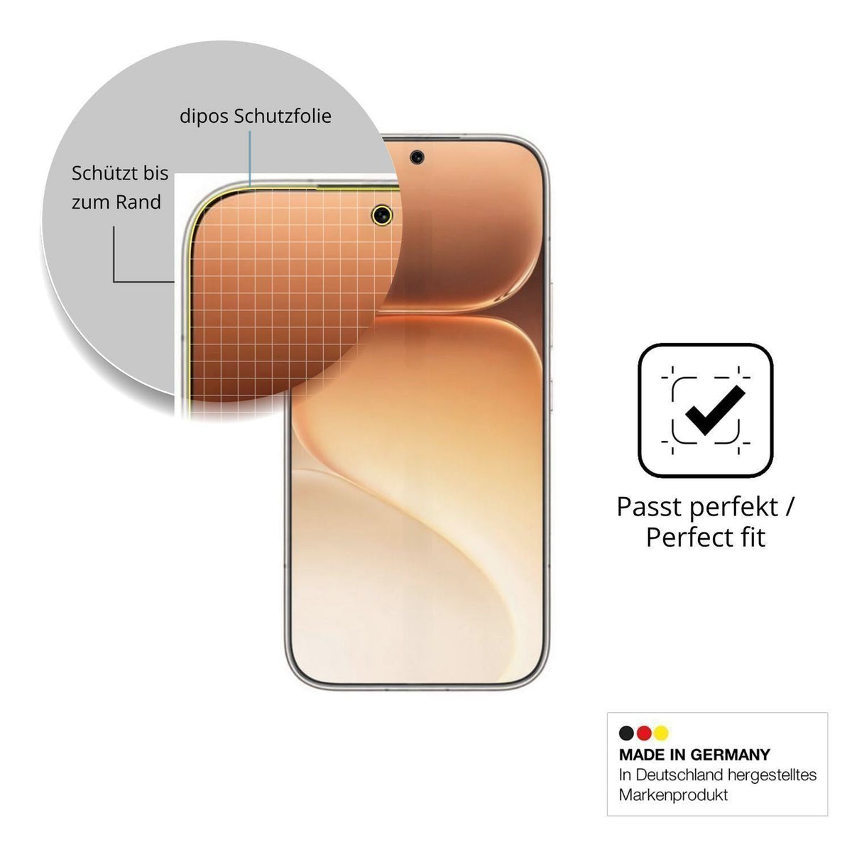 2x Full Cover Schutzfolie matt für Honor 600 Pro (6)