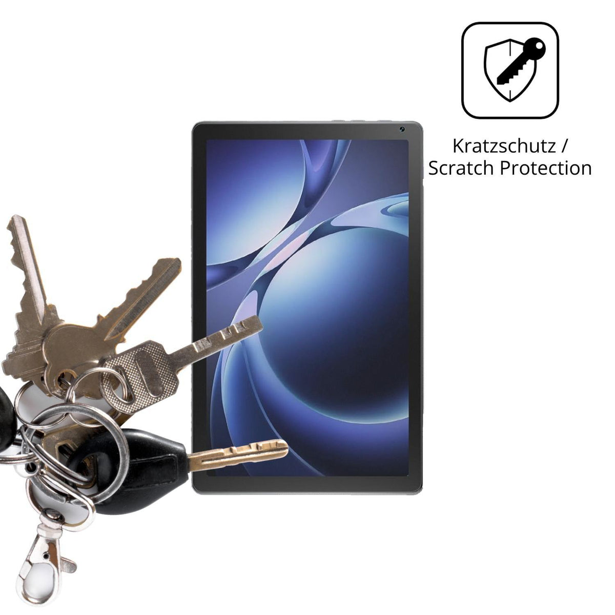 2x Schutzfolie matt für Laptok KB1004L Display-Sch (4)