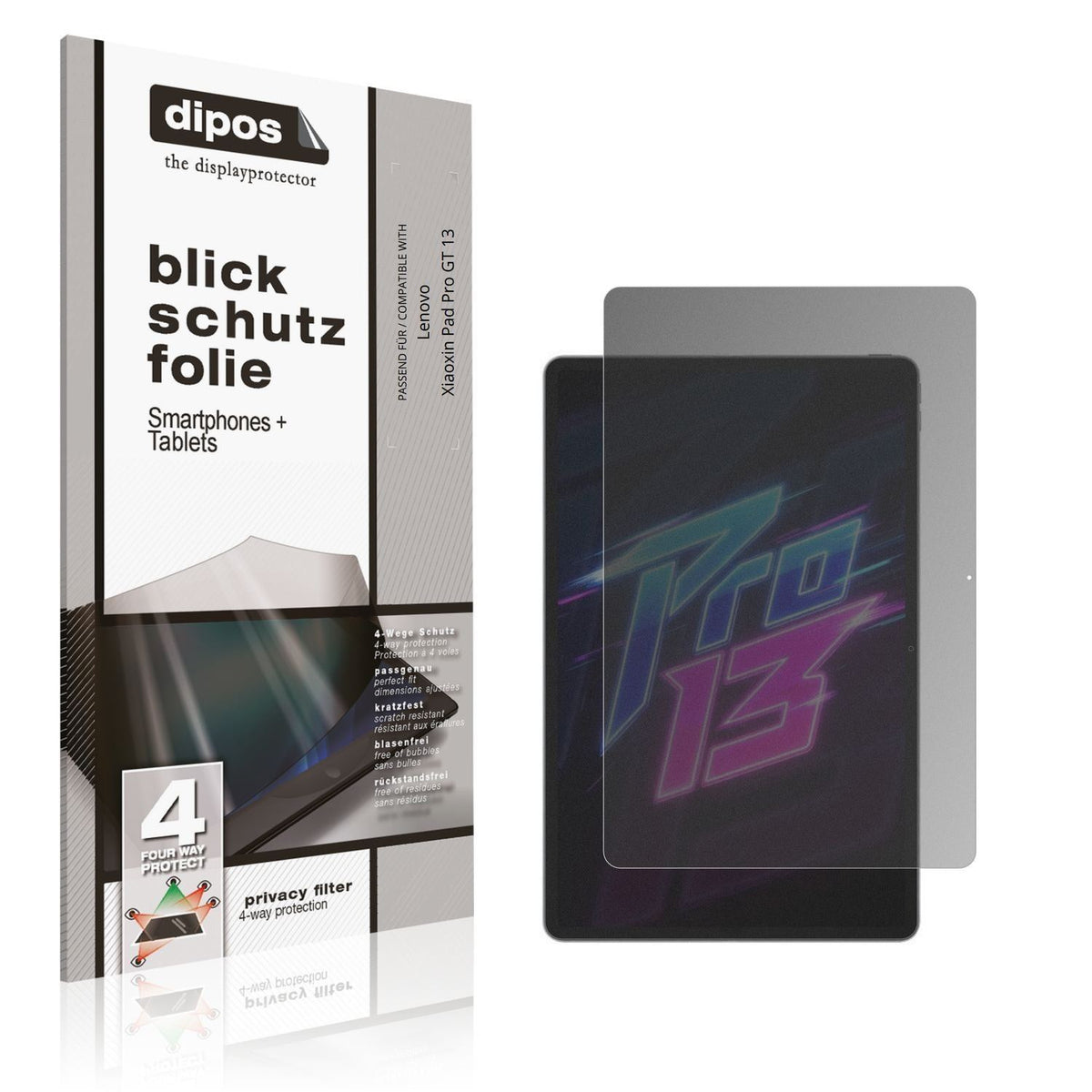 Blickschutzfolie für Lenovo Xiaoxin Pad Pro GT 13  (1)